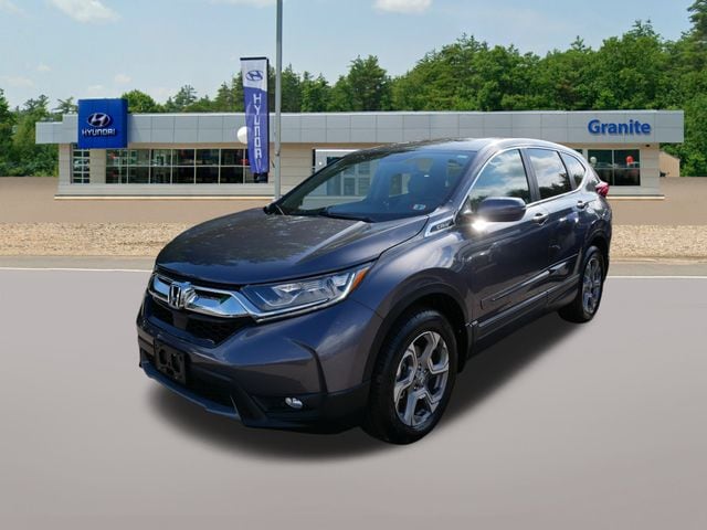 Used 2019 Honda CR-V EX-L with VIN 2HKRW2H85KH672041 for sale in Somersworth, NH