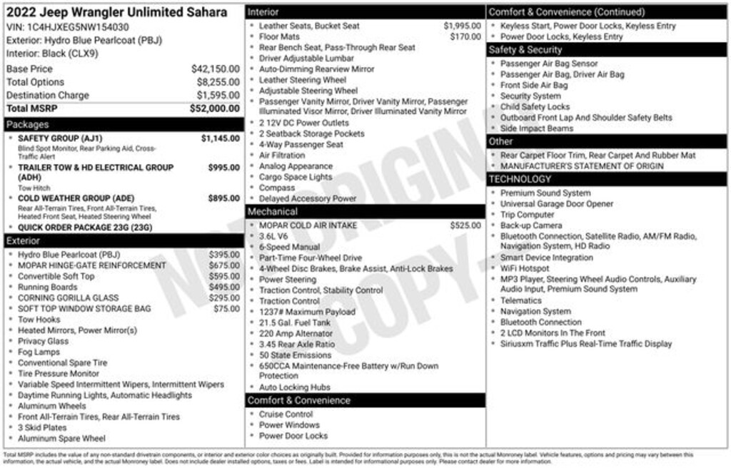 Used 2022 Jeep Wrangler Unlimited Sahara SUV