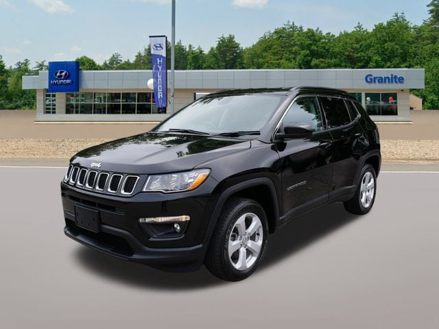 Used 2021 Jeep Compass Latitude with VIN 3C4NJDBB0MT576611 for sale in Somersworth, NH