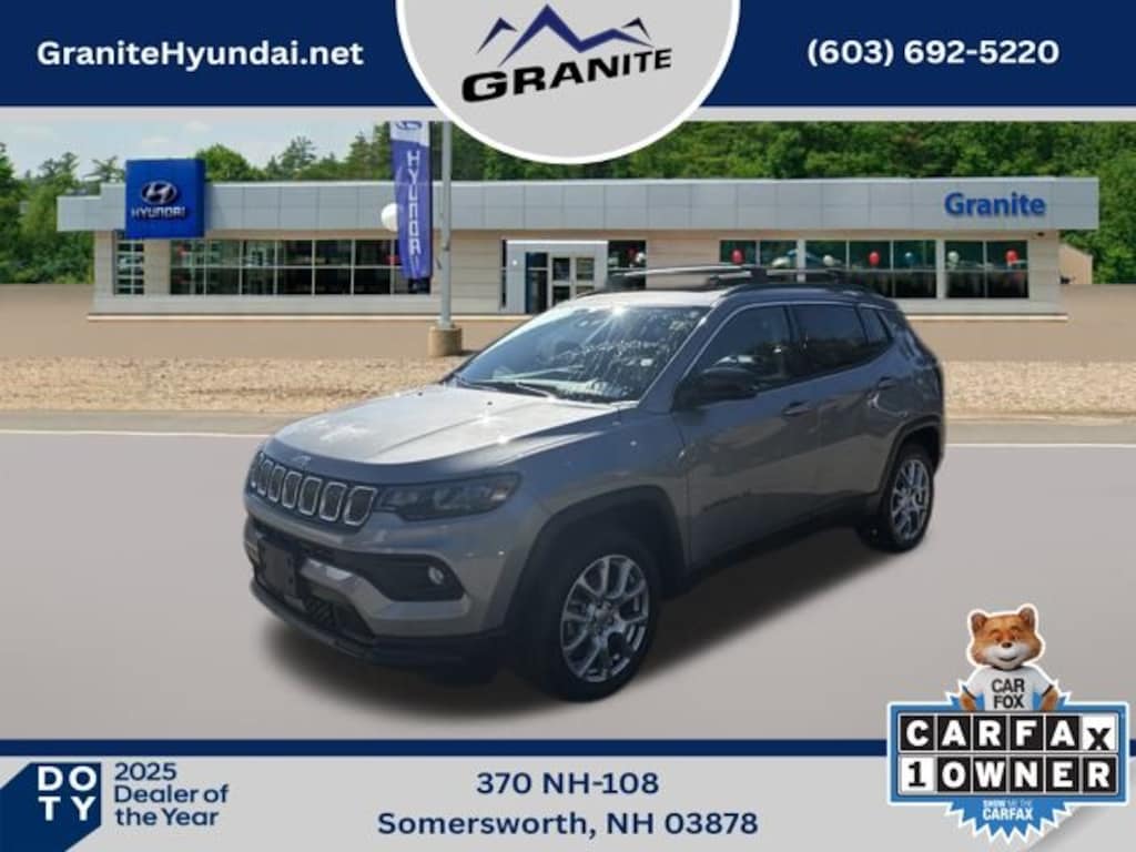 Certified 2022 Jeep Compass Latitude Lux SUV