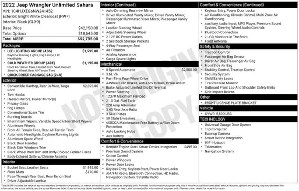 Certified 2022 Jeep Wrangler Unlimited Sahara SUV