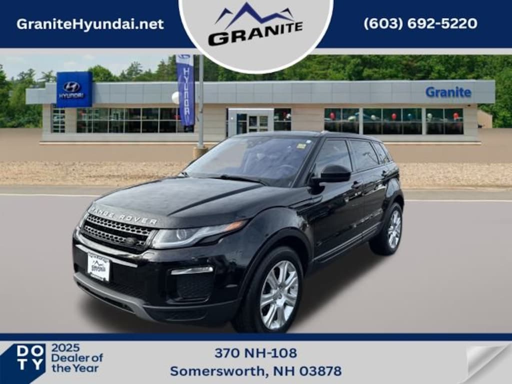 Certified 2019 Land Rover Range Rover Evoque SE SUV