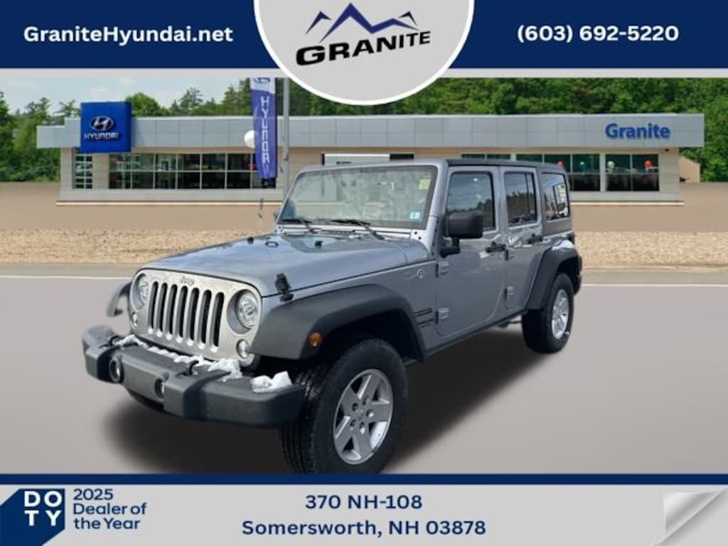 Certified 2017 Jeep Wrangler Unlimited Sport SUV