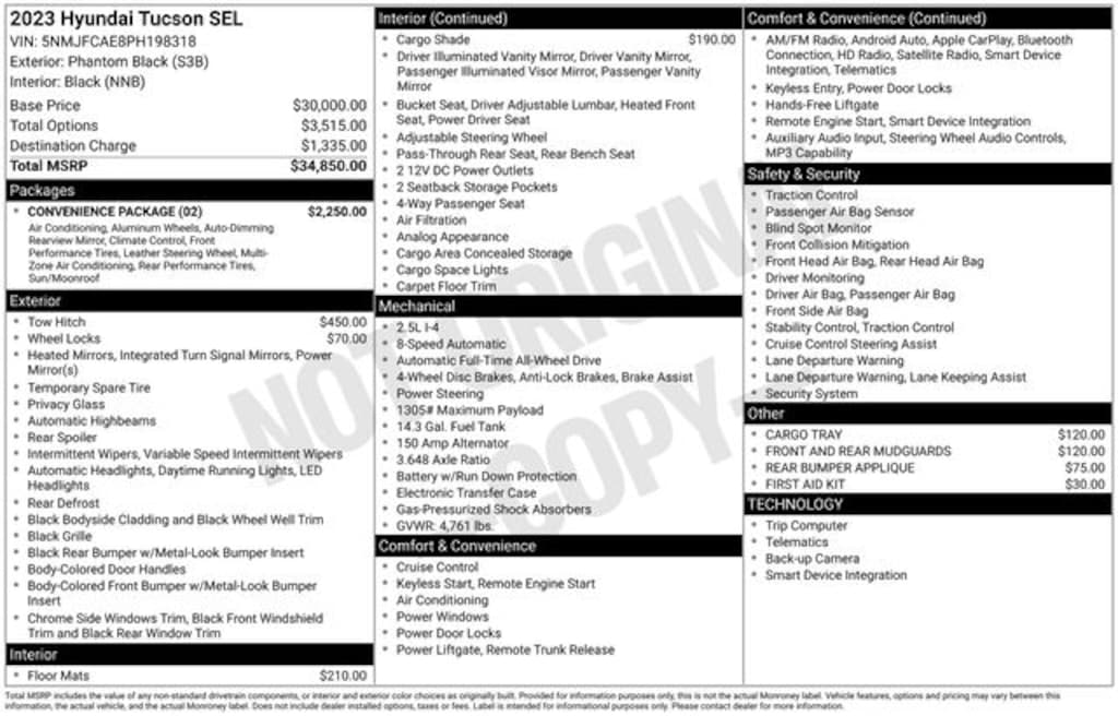 Certified 2023 Hyundai Tucson SEL SUV