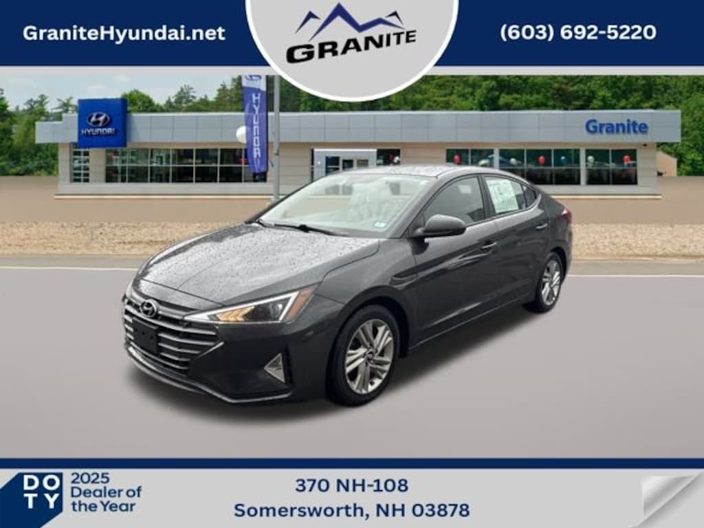 Certified 2020 Hyundai Elantra SEL Sedan