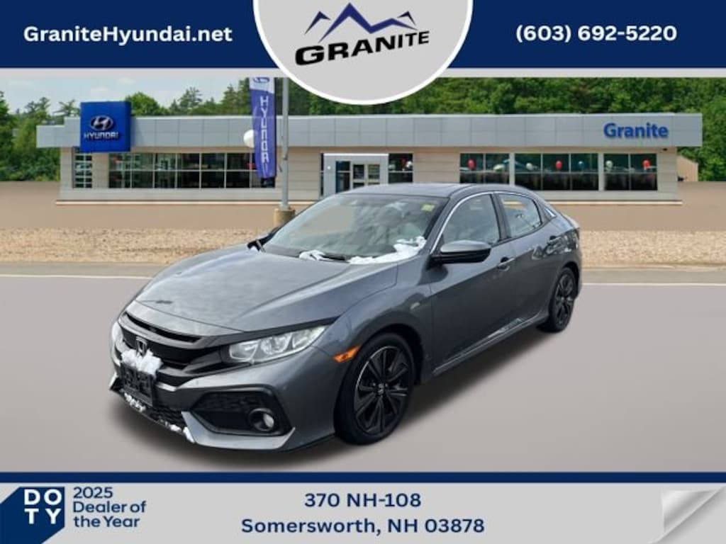 Certified 2019 Honda Civic EX Hatchback
