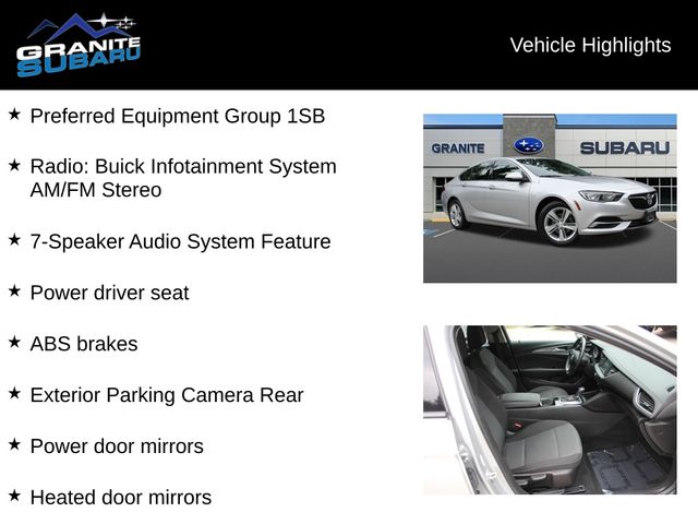 Used 2018 Buick Regal Sportback Preferred with VIN W04GL6SXXJ1137391 for sale in Hudson, NH