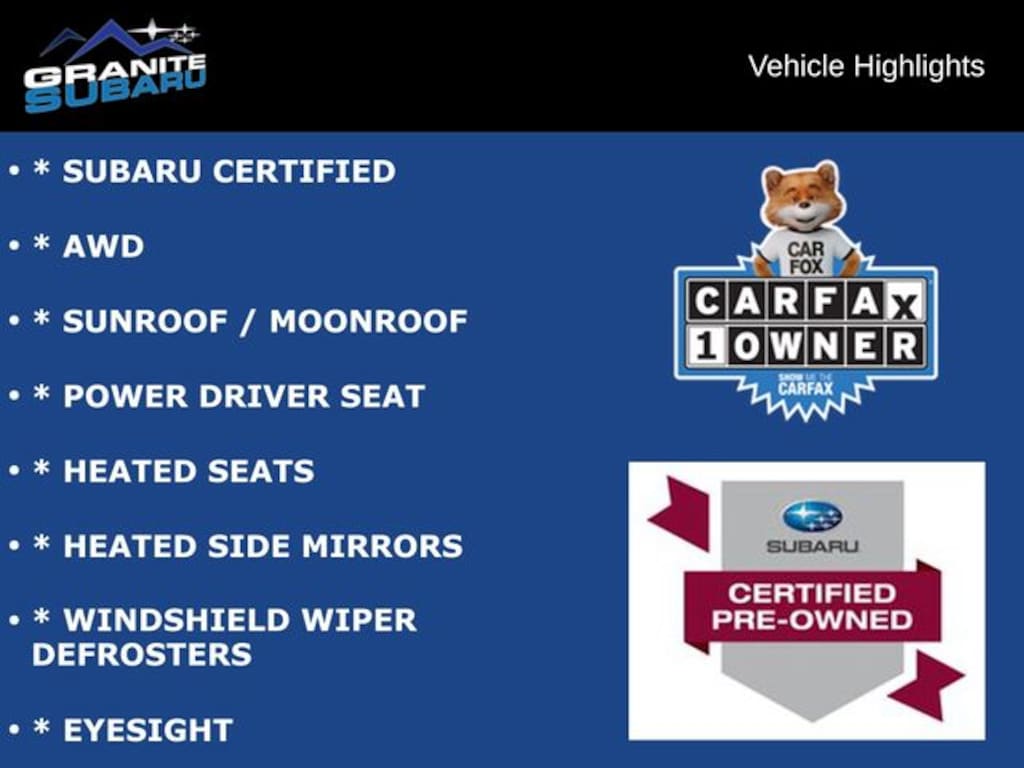 Certified 2025 Subaru Forester Premium SUV