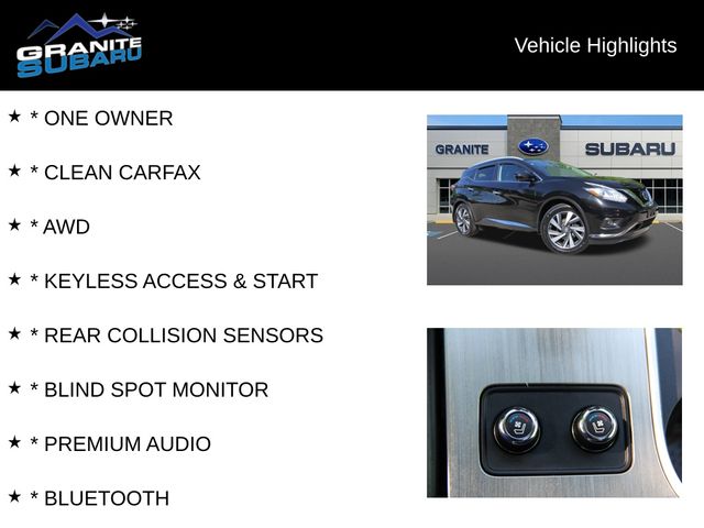 Used 2018 Nissan Murano Platinum with VIN 5N1AZ2MH3JN189085 for sale in Hudson, NH
