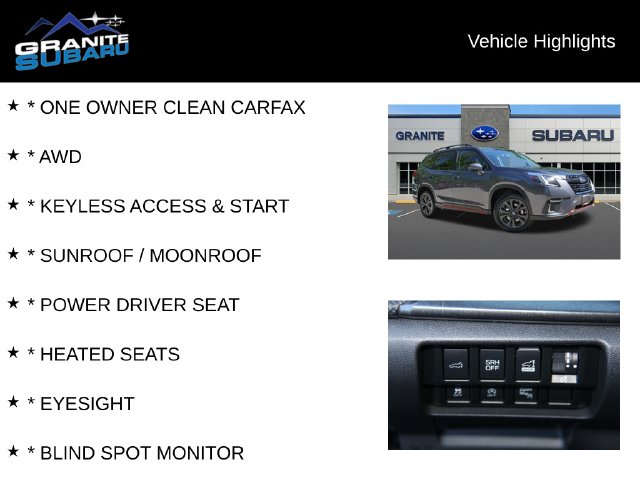 Used 2022 Subaru Forester Sport SUV