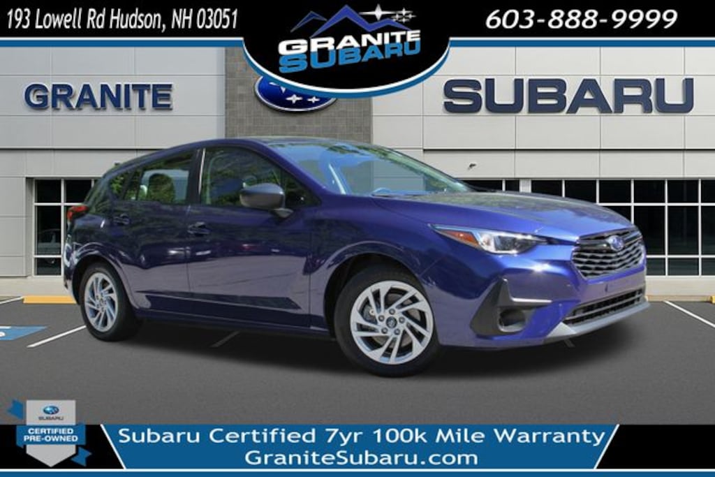 Certified 2024 Subaru Impreza Base Hatchback