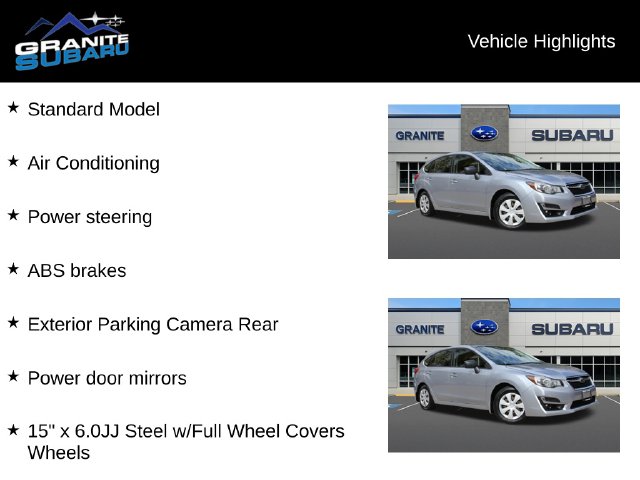 Used 2015 Subaru Impreza 2.0I with VIN JF1GPAA63F8315684 for sale in Hudson, NH