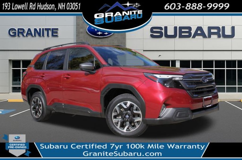 Certified 2025 Subaru Forester Premium SUV