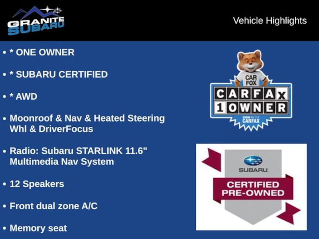 Certified 2024 Subaru Legacy Limited Sedan