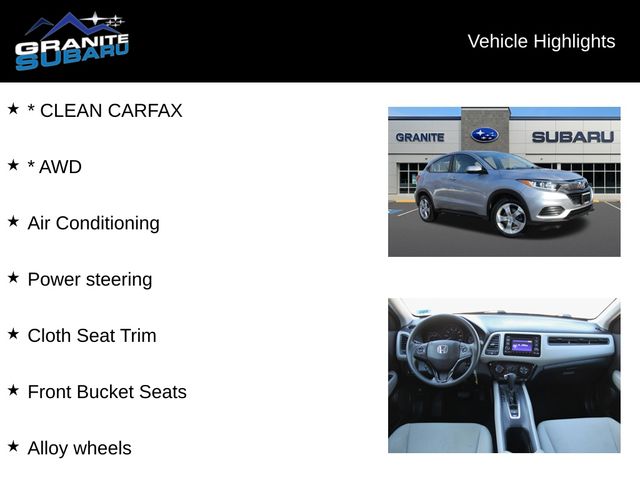 Used 2021 Honda HR-V LX with VIN 3CZRU6H36MM722454 for sale in Hudson, NH