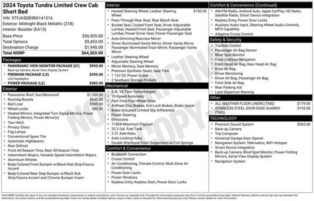 Used 2024 Toyota Tundra Limited Truck