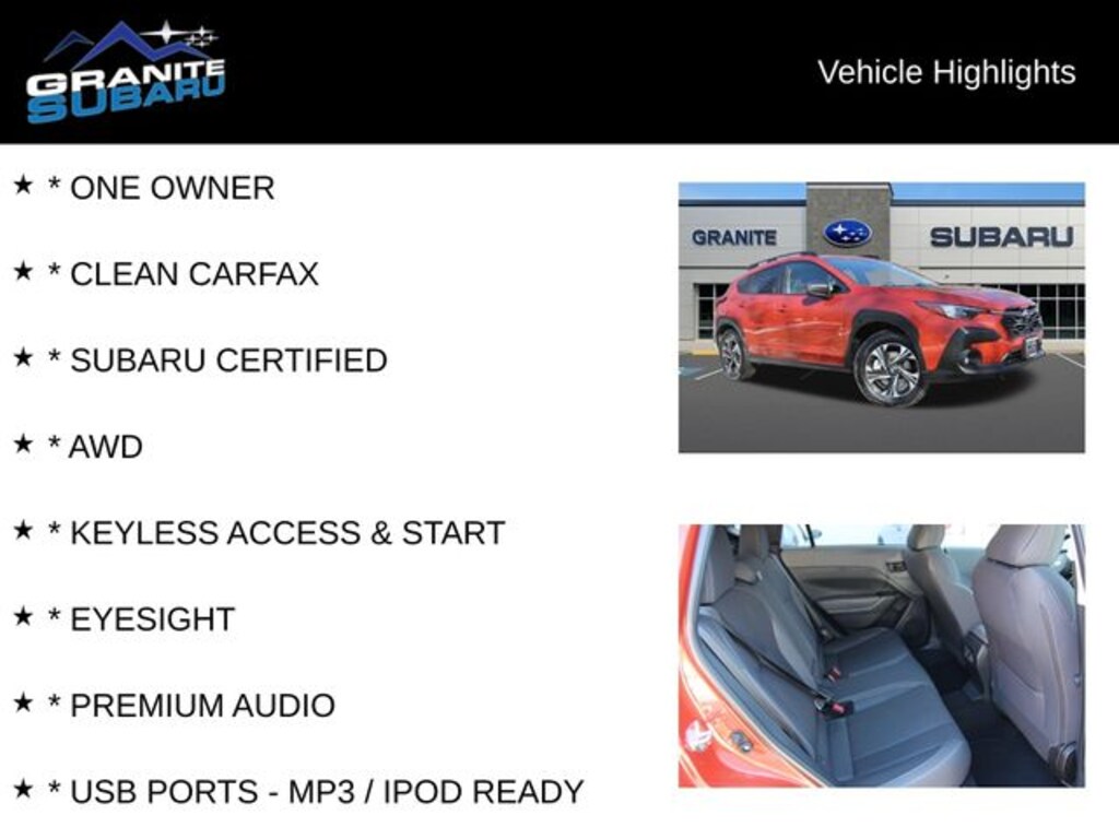 Used 2025 Subaru Crosstrek Premium SUV
