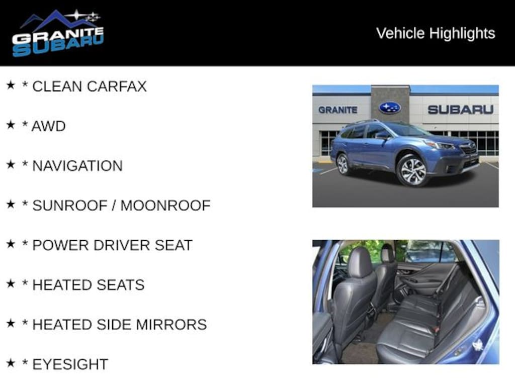 Used 2022 Subaru Outback Limited SUV