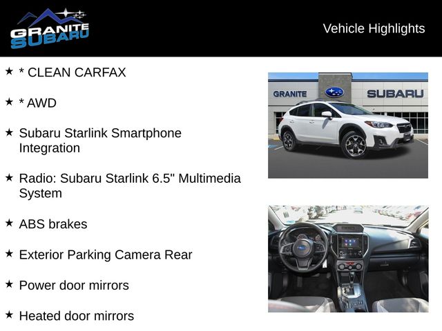Used 2018 Subaru Crosstrek Premium with VIN JF2GTABC6JH263908 for sale in Hudson, NH