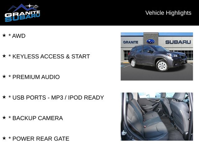 Used 2019 Subaru Forester Base with VIN JF2SKACC6KH524662 for sale in Hudson, NH