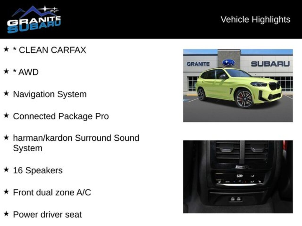 Used 2022 BMW X3 M SUV