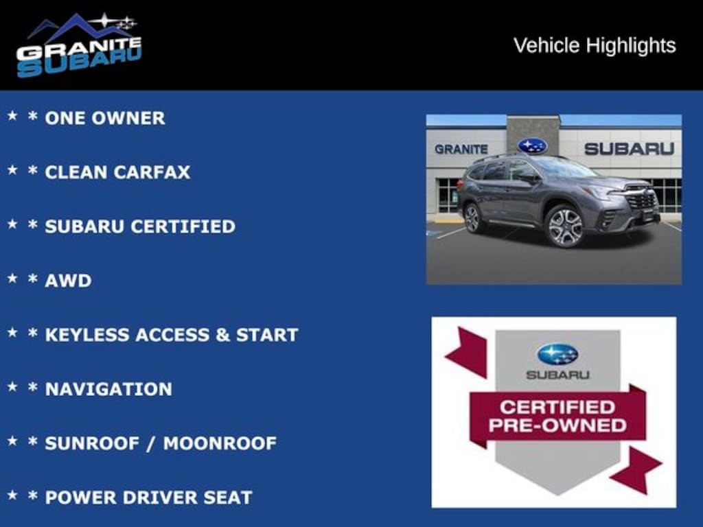 Used 2025 Subaru Ascent Limited SUV