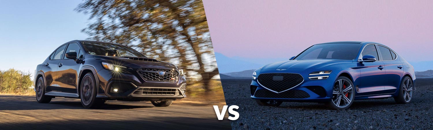2025 Subaru WRX vs. 2025 Genesis G70
