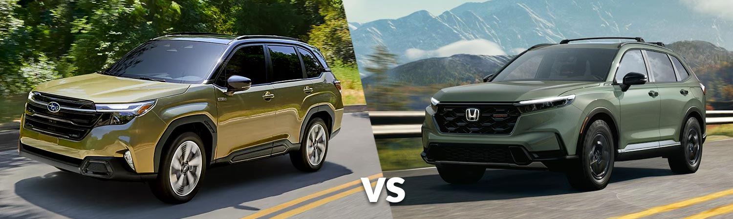 2026 Subaru Forester Hybrid and Honda CR-V Hybrid