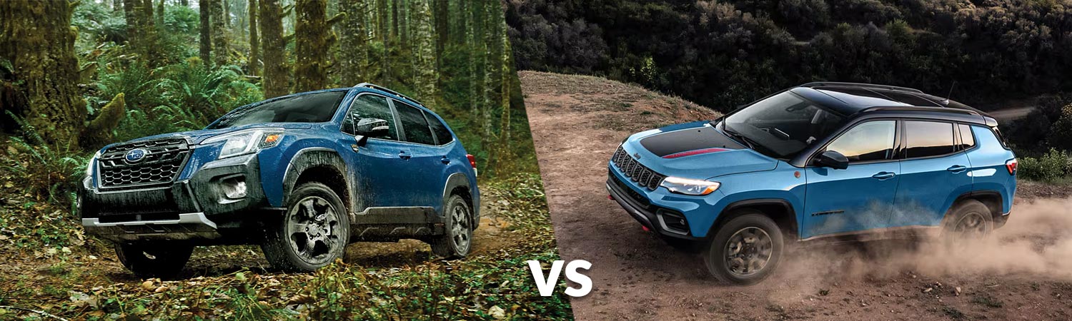 2025 Subaru Forester Wilderness vs. 2025 Jeep Compass Trailhawk