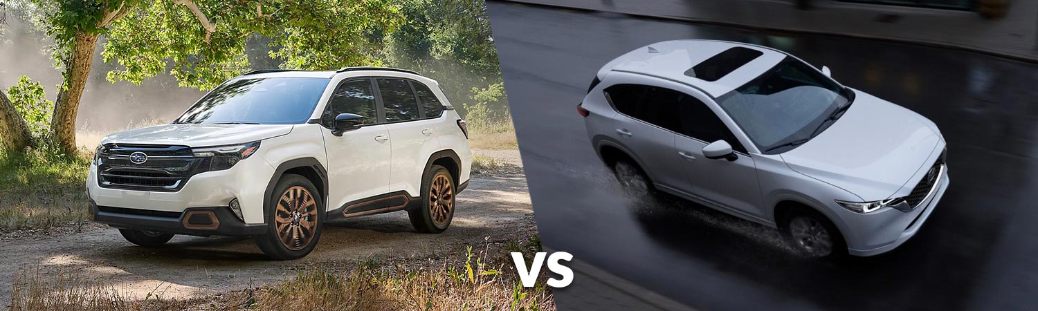 2025 Subaru Forester vs. 2025 Mazda CX-5