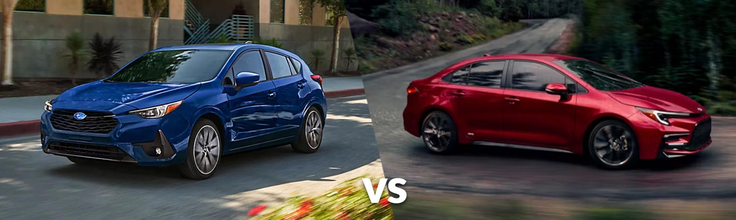 2026 Subaru Impreza vs. 2026 Toyota Corolla