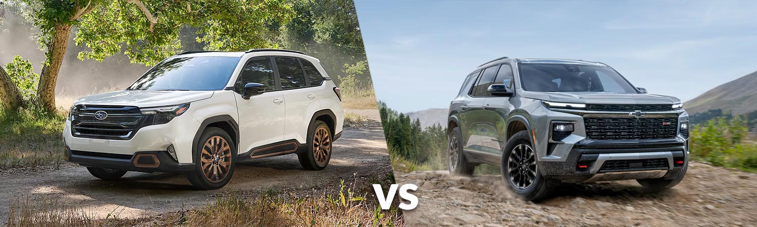 2025 Subaru Forester vs. 2025 Chevy Traverse