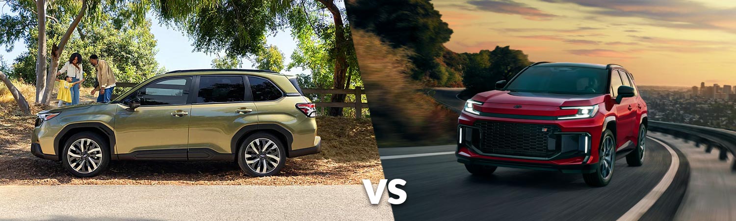 Subaru Forester Hybrid vs Toyota RAV4 Hybrid