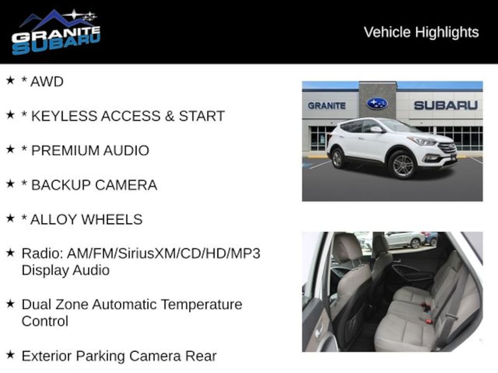 Used 2018 Hyundai Santa Fe Sport 2.4 Base SUV