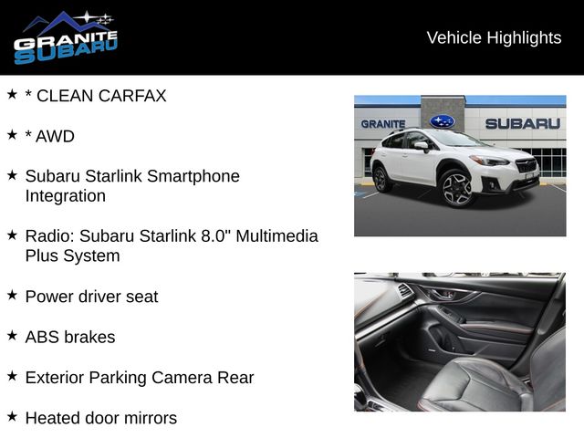 Used 2018 Subaru Crosstrek Limited with VIN JF2GTAMC3JH239384 for sale in Hudson, NH