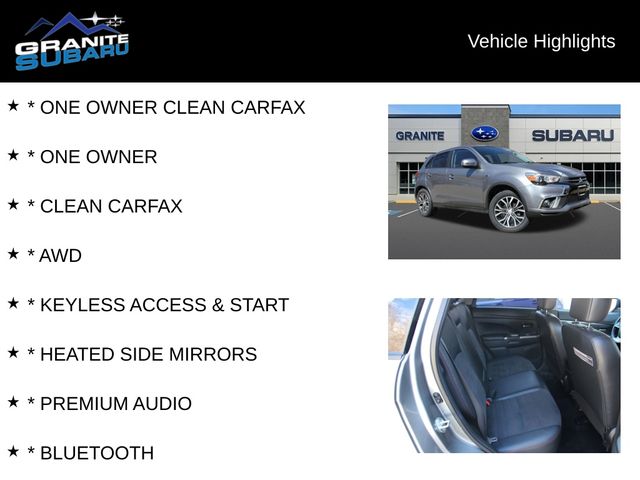 Used 2018 Mitsubishi Outlander Sport SE with VIN JA4AR3AW5JU001454 for sale in Hudson, NH