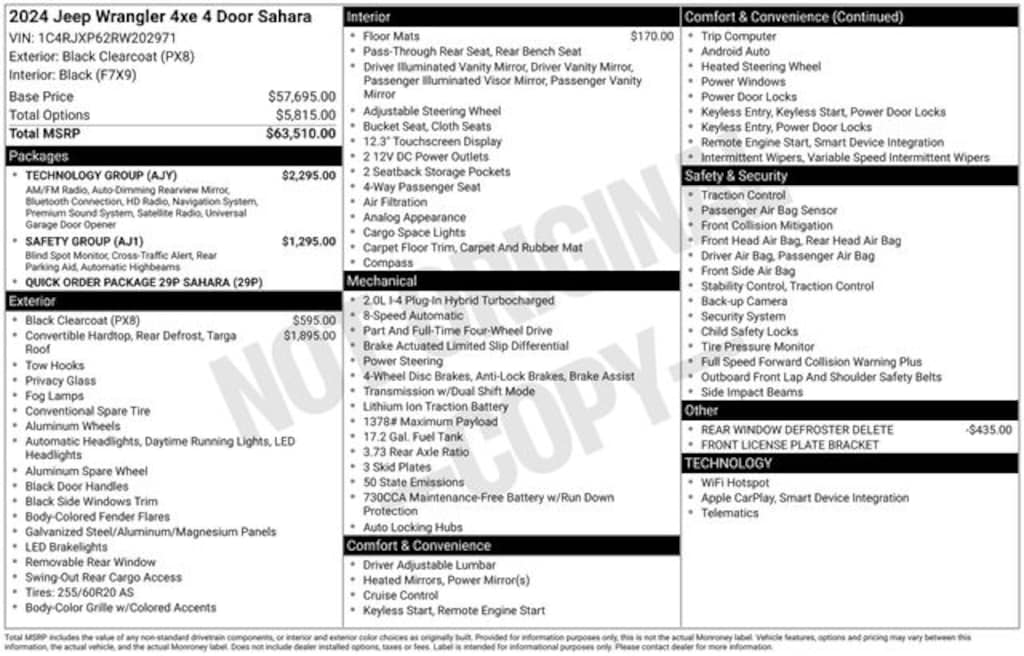 Used 2024 Jeep Wrangler Sahara 4xe SUV