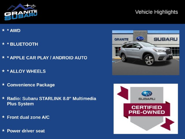 Used 2022 Subaru Ascent Premium SUV