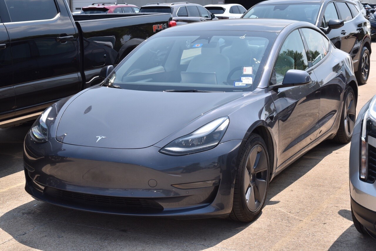 Used 2022 Tesla Model 3 Base with VIN 5YJ3E1EA4NF352481 for sale in Grapevine, TX