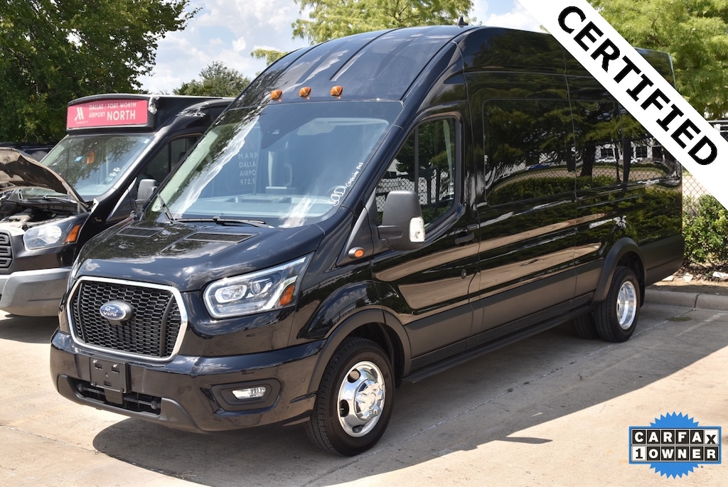 Certified 2023 Ford Transit-350 Passenger XLT Wagon High Roof HD Ext. Van
