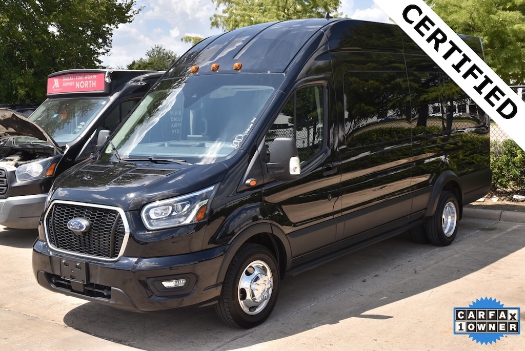 Certified 2023 Ford Transit-350 Passenger XLT Wagon High Roof HD Ext. Van