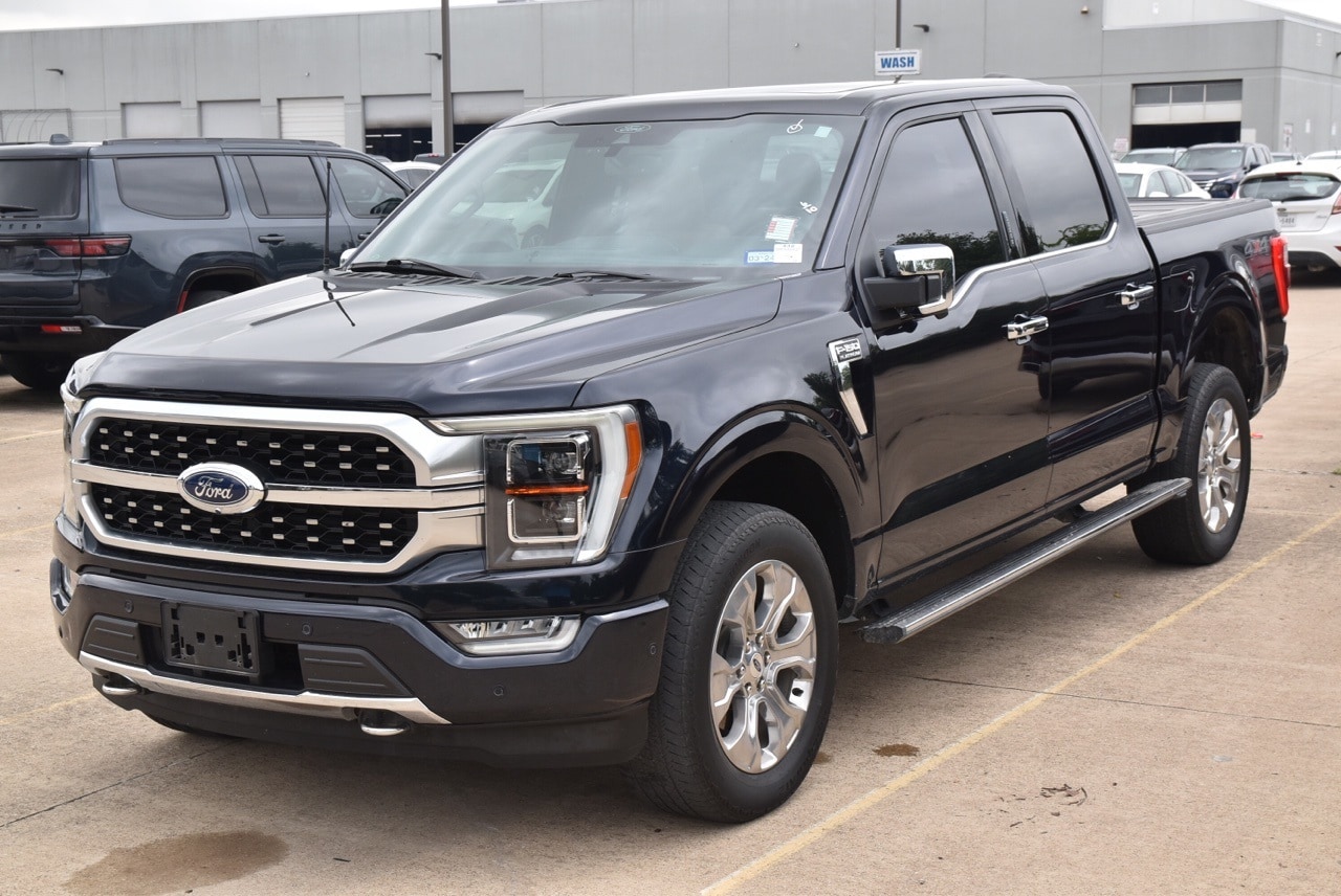 Used 2021 Ford F-150 Platinum with VIN 1FTFW1E80MFA99421 for sale in Grapevine, TX