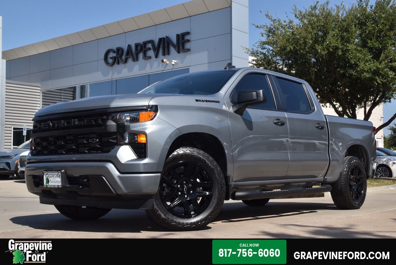 Sterling Gray Metallic 2024 Chevrolet Silverado 1500 Pickup Truck 4X2 8-Speed Automatic