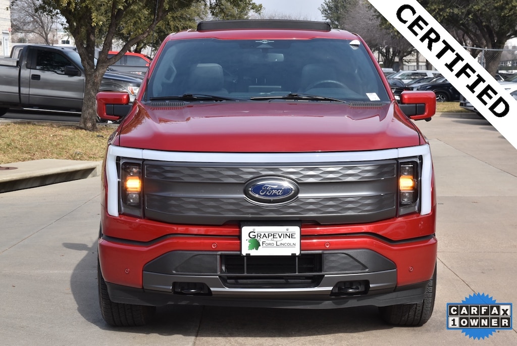 Certified 2023 Ford F-150 Lightning Lariat Truck SuperCrew Cab