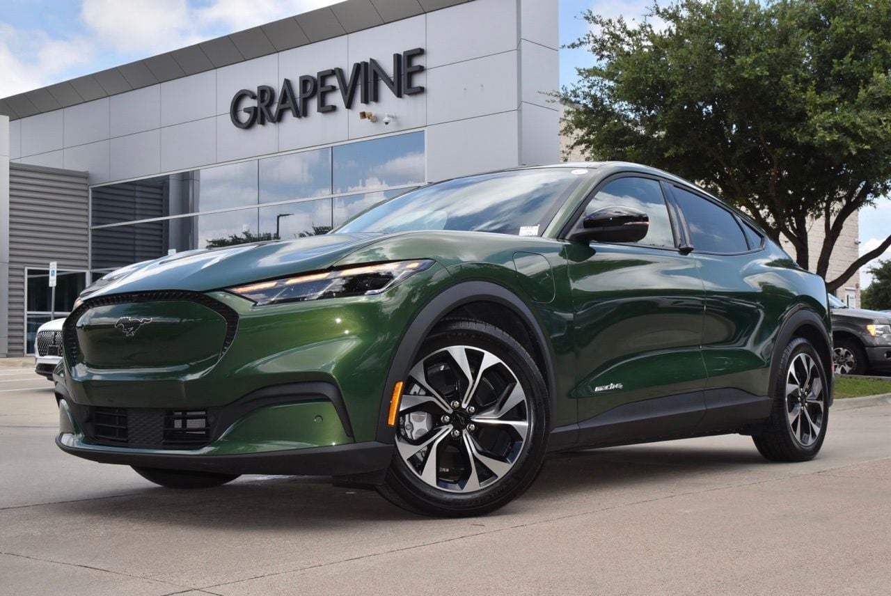 Certified 2025 Ford Mustang Mach-E Select AWD with VIN 3FMTK1S57SMA55739 for sale in Grapevine, TX