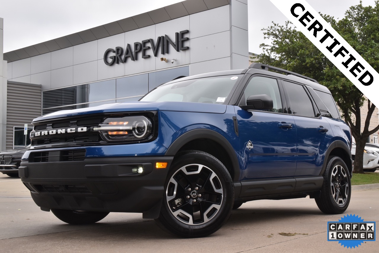 Certified 2024 Ford Bronco Sport Outer Banks with VIN 3FMCR9C66RRE24511 for sale in Grapevine, TX