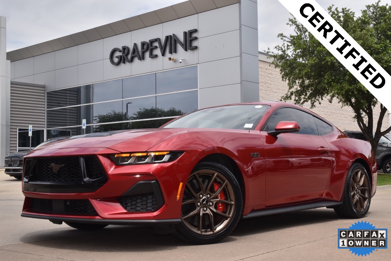 Certified 2024 Ford Mustang GT Premium with VIN 1FA6P8CFXR5404613 for sale in Grapevine, TX