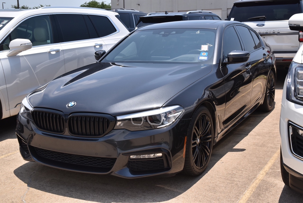 Used 2018 BMW 5 Series 530i with VIN WBAJA5C53JWA38262 for sale in Grapevine, TX