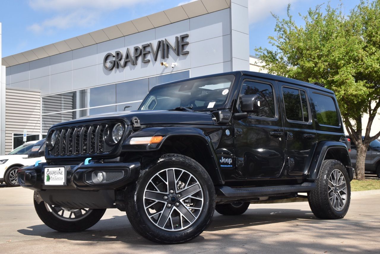 Used 2024 Jeep Wrangler 4xe High Altitude 4XE with VIN 1C4RJXU61RW116023 for sale in Grapevine, TX