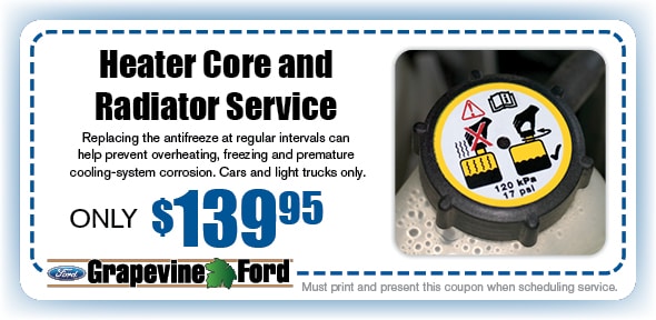 Radiator Flush Service Coupon, Grapevine, TX Automotive Service Special